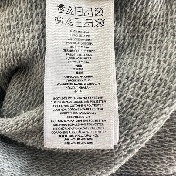 Michael Kors Womens Short Sleeve Top Grey Size Small Silver Embellish Cuff - Picture 7 of 7